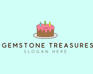 Sweet Birthday Cake logo design