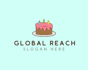 Sweet Birthday Cake logo design