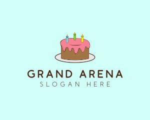 Sweet Birthday Cake logo design