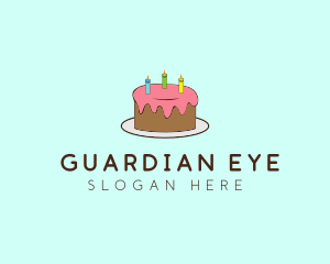 Sweet Birthday Cake logo design