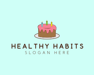 Sweet Birthday Cake logo design