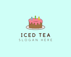 Sweet Birthday Cake logo design