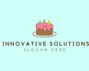 Sweet Birthday Cake logo design