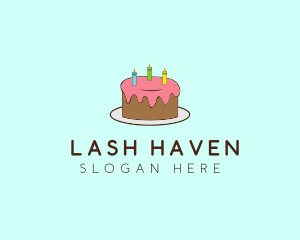 Sweet Birthday Cake logo design