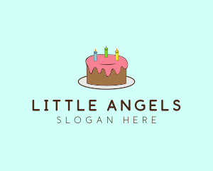 Sweet Birthday Cake logo design