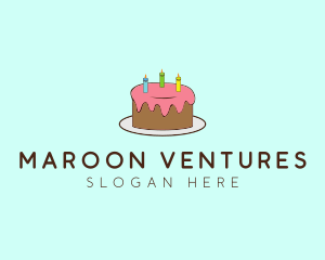 Sweet Birthday Cake logo design