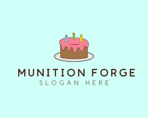 Sweet Birthday Cake logo design