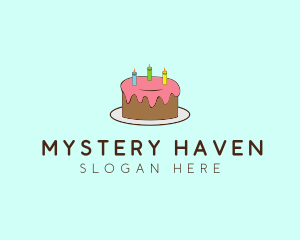 Sweet Birthday Cake logo design