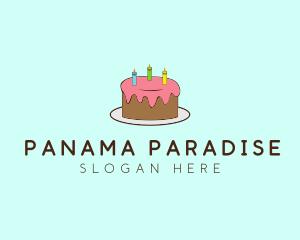 Sweet Birthday Cake logo design