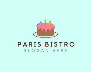 Sweet Birthday Cake logo design