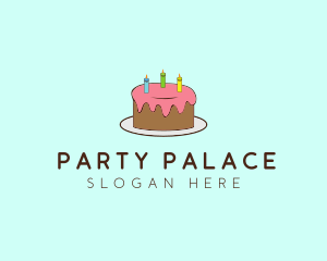 Sweet Birthday Cake logo design