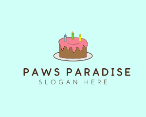 Sweet Birthday Cake logo design