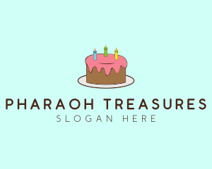 Sweet Birthday Cake logo design