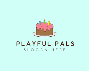 Sweet Birthday Cake logo design