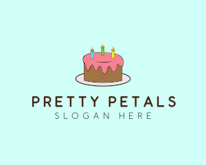 Sweet Birthday Cake logo design