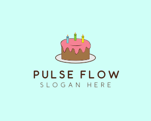 Sweet Birthday Cake logo design