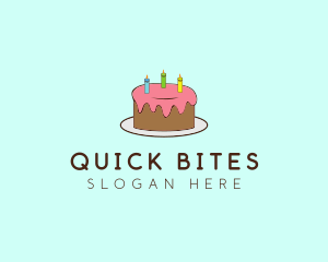 Sweet Birthday Cake logo design