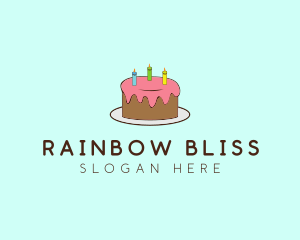 Sweet Birthday Cake logo design