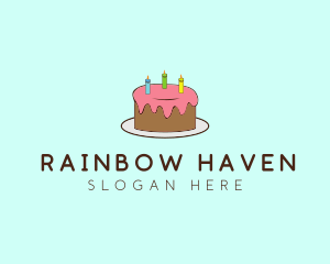 Sweet Birthday Cake logo design