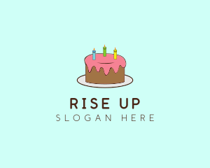 Sweet Birthday Cake logo design