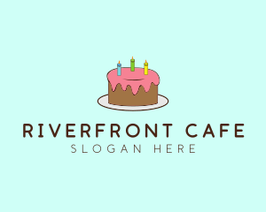 Sweet Birthday Cake logo design