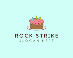 Sweet Birthday Cake logo design