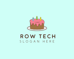 Sweet Birthday Cake logo design