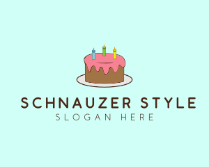 Sweet Birthday Cake logo design