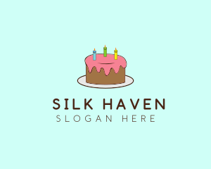 Sweet Birthday Cake logo design