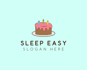 Sweet Birthday Cake logo design