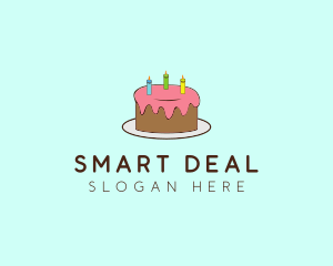 Sweet Birthday Cake logo design