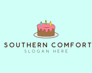 Sweet Birthday Cake logo design