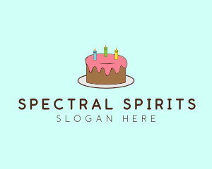 Sweet Birthday Cake logo design