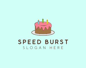 Sweet Birthday Cake logo design