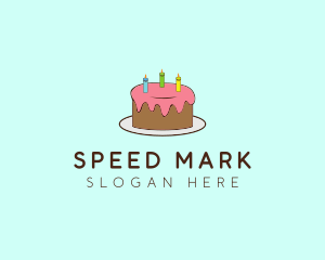 Sweet Birthday Cake logo design