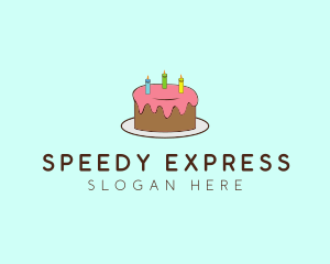 Sweet Birthday Cake logo design