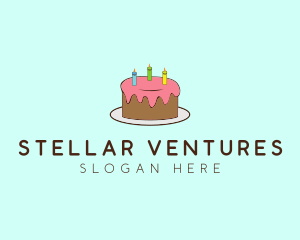 Sweet Birthday Cake logo design