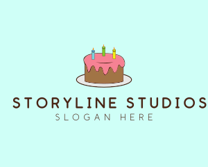 Sweet Birthday Cake logo design