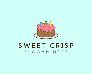 Sweet Birthday Cake logo design