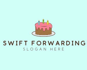 Sweet Birthday Cake logo design