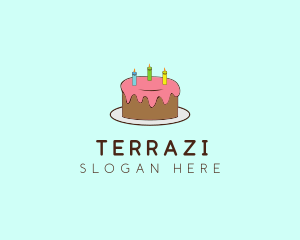 Sweet Birthday Cake logo design