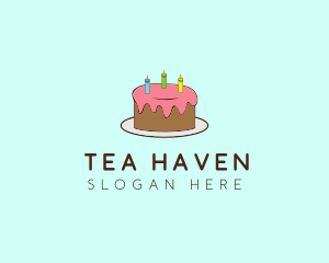 Sweet Birthday Cake logo design