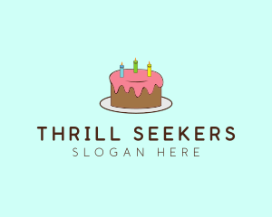 Sweet Birthday Cake logo design