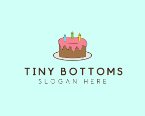 Sweet Birthday Cake logo design