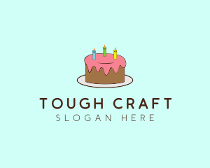 Sweet Birthday Cake logo design