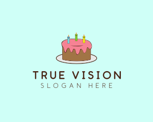 Sweet Birthday Cake logo design