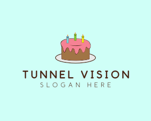 Sweet Birthday Cake logo design