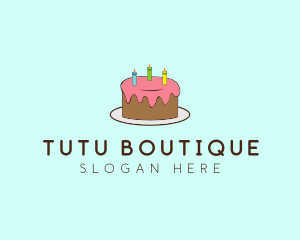 Sweet Birthday Cake logo design