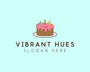 Sweet Birthday Cake logo design