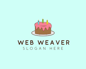 Sweet Birthday Cake logo design